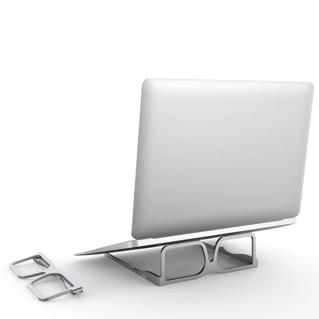 Laptop Holder for MacBook Notebook Foldable Aluminium Alloy Laptop Stand Bracket Laptop Holder for PC Notebook Laptop Holder for MacBook Notebook Foldable Aluminium Alloy Laptop Stand Bracket Laptop Holder for PC Notebook