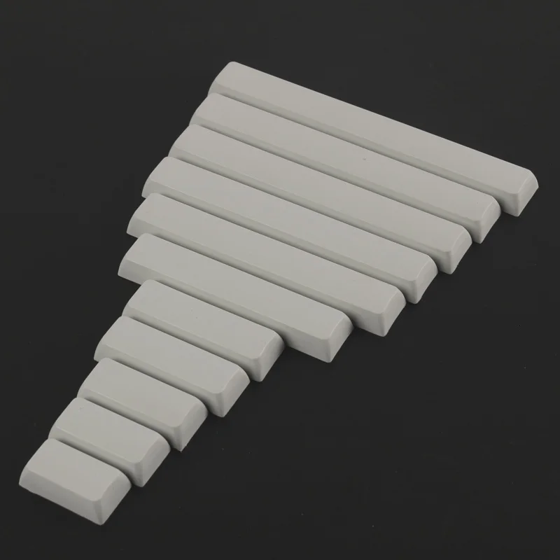Tapa de tecla de teclado mecánico de perfil XDA, gris claro, gris oscuro, 7x6,5x6,25x6x5,5x4,5x3x2,75x2,25x2x1,75x barra espaciadora, 1 ud. - imagen 2
