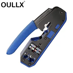 Alicates Crimpar RJ45 RJ11 OULLX con Pelacables - Red Ethernet
