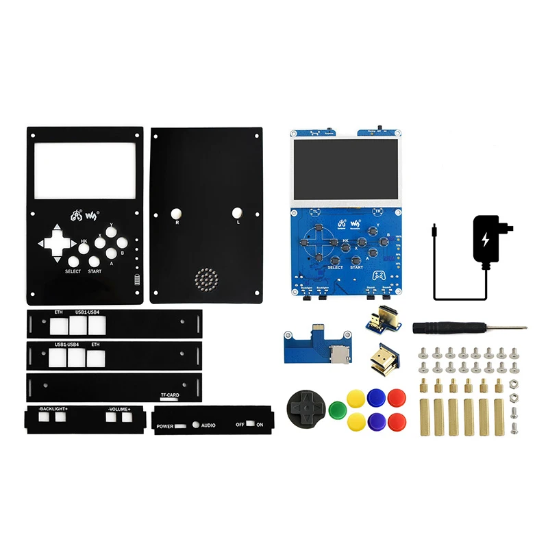 Accesorios de GamePi43 para Raspberry Pi 3, módulo B/4, módulo B para construir GamePi43, pantalla IPS de 4,3 pulgadas - imagen 5