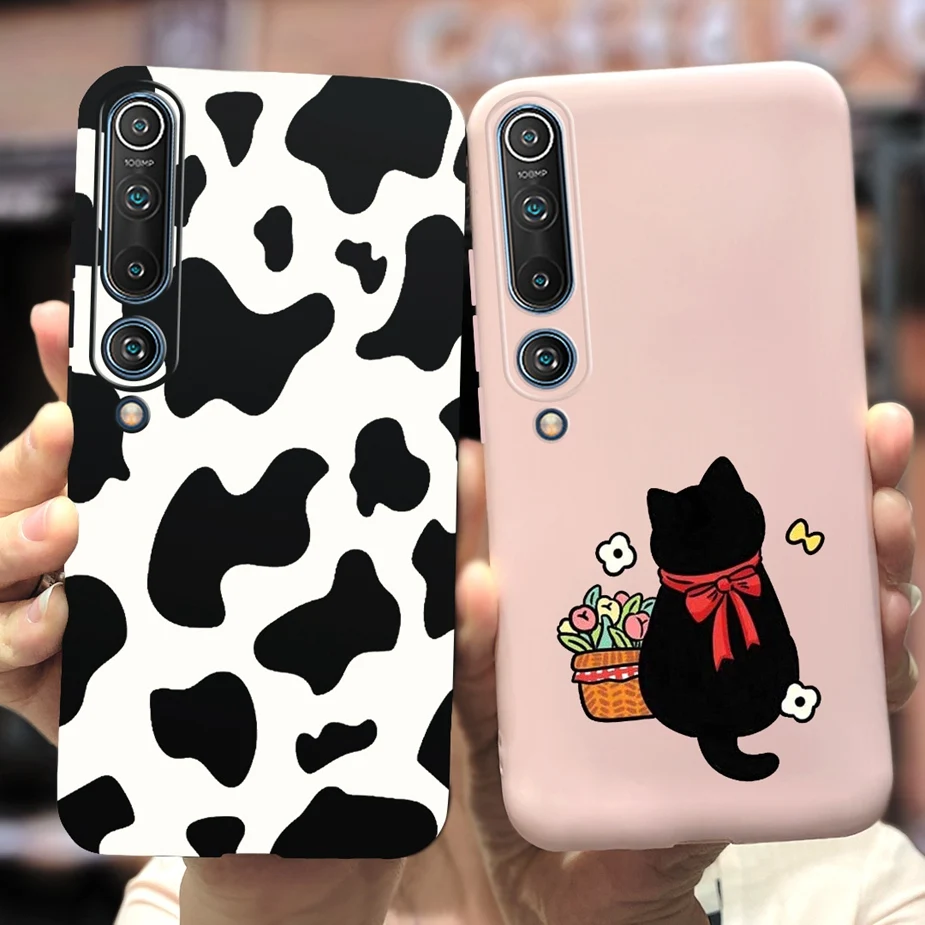 Para Xiaomi Mi 10 Pro funda bonita de moda cubierta pintada de caramelo para Xiaomi Mi 10 Mi10 Pro 5G Fundas Mi 10S Fundas de silicona suave parachoques - imagen 2