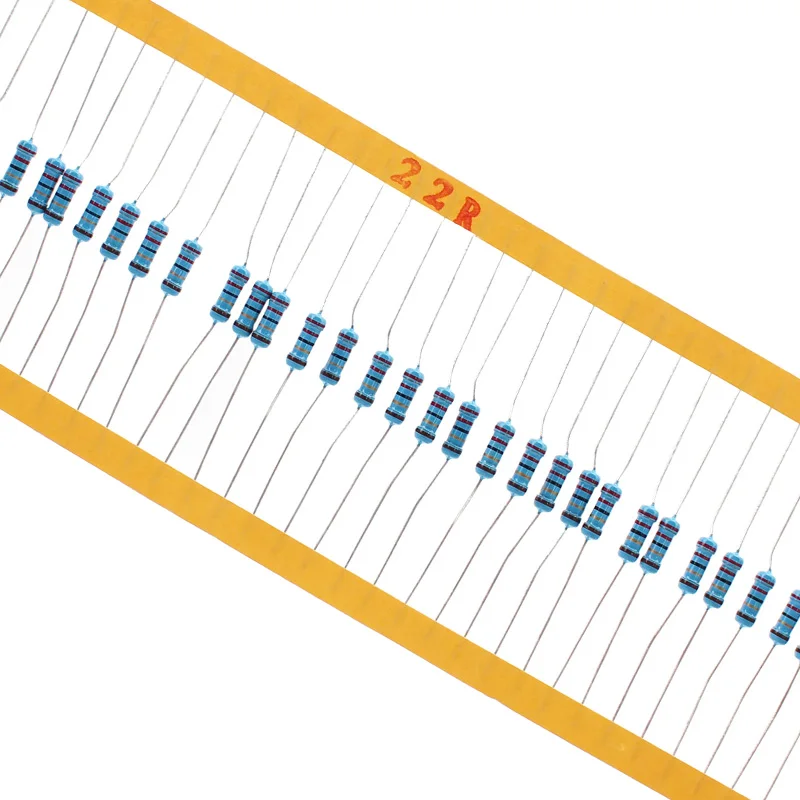 Juego de resistencias de 1/4W, kit electrónico diy, juego de resistencias de película metálica de 0,25W, resistencia de reparación de Airbag para coche de 2 ohmios, 2,2 ohmios, 2,4 ohmios, 2,7 ohmios, 3 ohmios - imagen 5