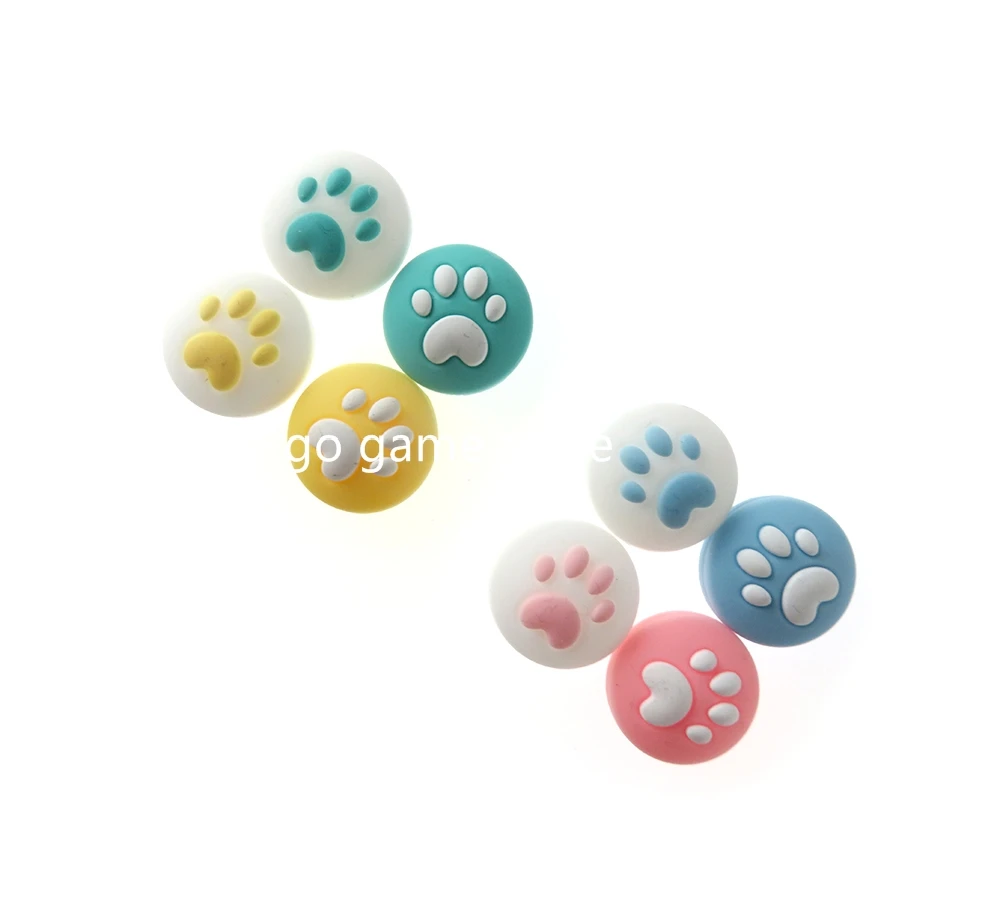 1 Juego para interruptor NS, protección basculante izquierda y derecha, tapas de mango de garra de gato de silicona duraderas con forma de seta - imagen 3