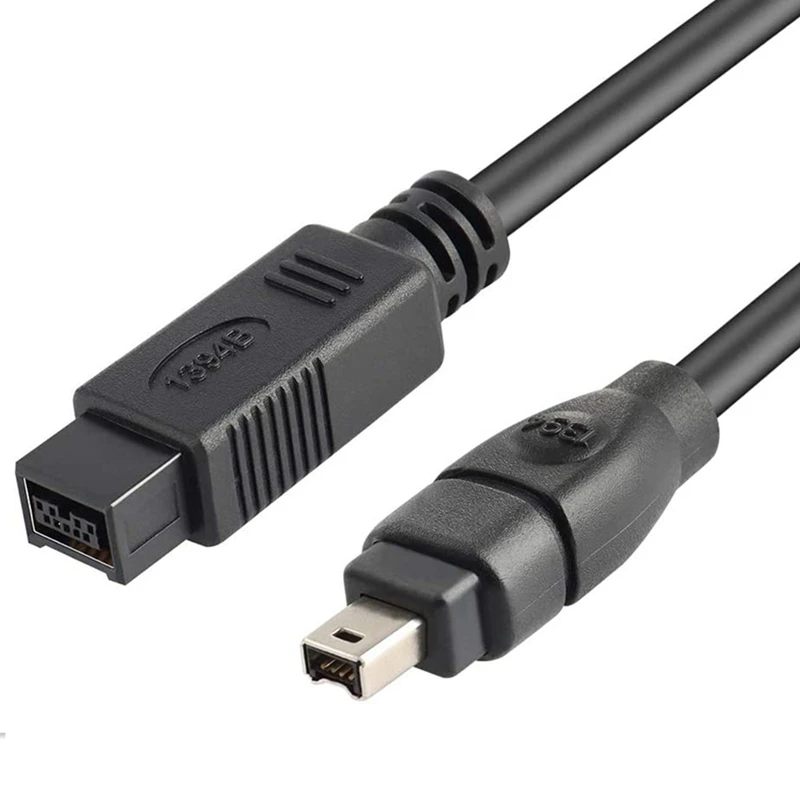 FireWire-Cable de 9 pines/4 pines BETA FireWire 800, 400, 9-4, 800mbps, IEEE 1394B, 1,8 m, 3m, 4,5 m, color negro - imagen 3