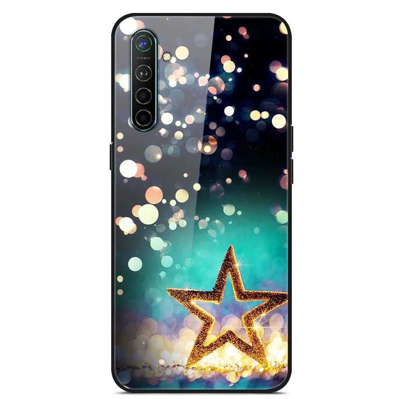 Para OPPO Realme XT Funda de vidrio templado Funda dura de parachoques suave para OPPO Realme 6 Pro Realme X2 XT Funda de teléfono Realme6 contraportada - imagen 5