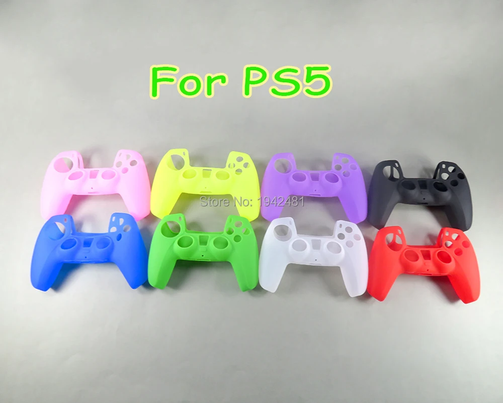 1 Uds. Para PS5 funda de goma de Gel de silicona suave para SONY Playstation 5 para controlador PS5 funda protectora para mando PS5 - imagen 2
