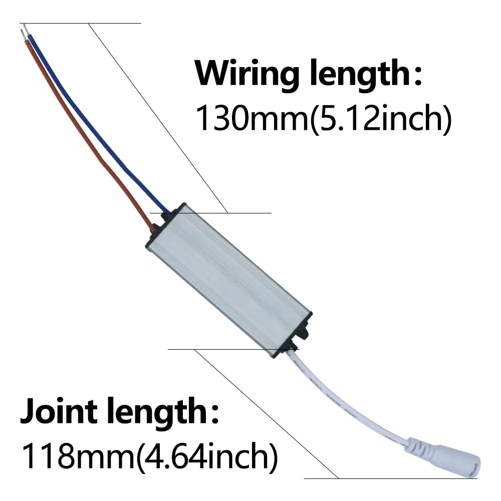 AC85-265V accesorios de controlador LED 600mA 36W para fuente de alimentación LED transformadores de iluminación para exteriores impermeable IP65 salida 36-65V - imagen 5
