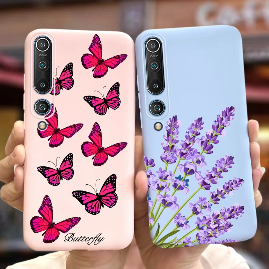 Para Xiaomi Mi 10 Pro funda bonita de moda cubierta pintada de caramelo para Xiaomi Mi 10 Mi10 Pro 5G Fundas Mi 10S Fundas de silicona suave parachoques - imagen 4