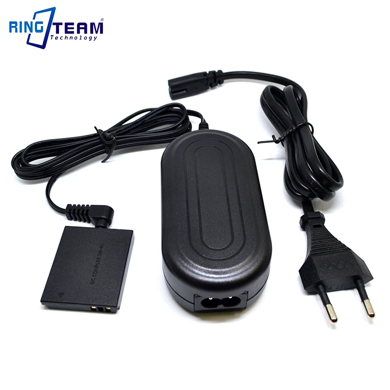 Kit de adaptador de corriente AC ACKDC40 ACK-DC40 para cámaras Canon Powershot S90, S95, S120, SX170, SX240, SX260, SX270, SX280SX500, SX510, IS HS