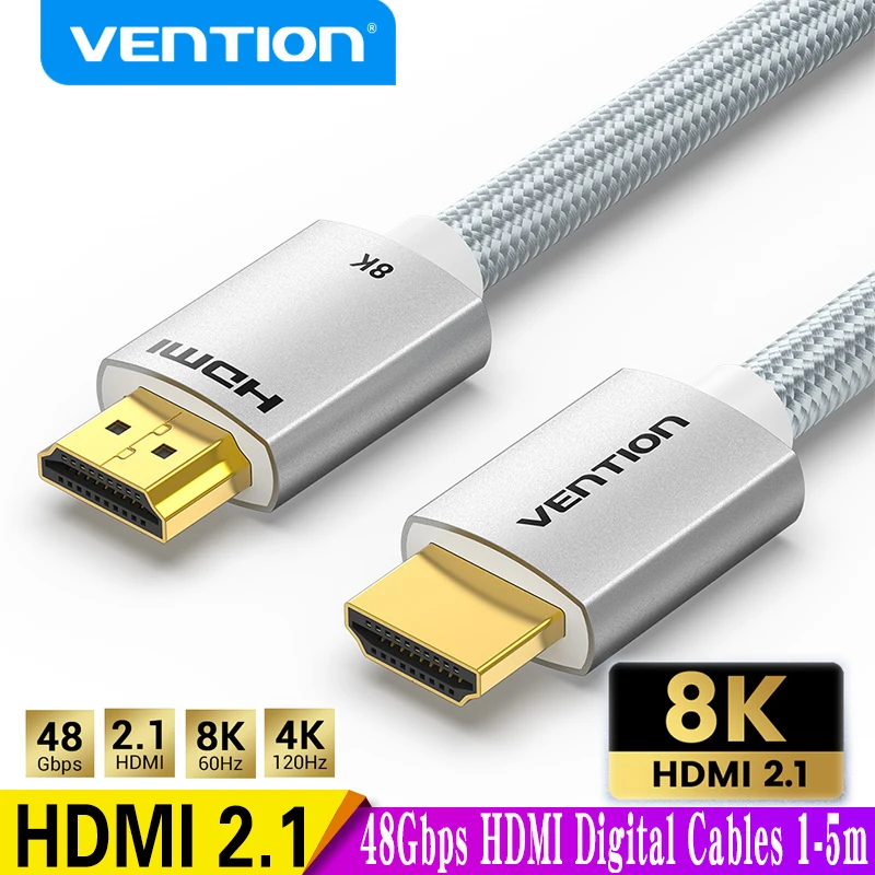 Vention cable HDMI 2.1 para TV Box conector USB C HUB PS5