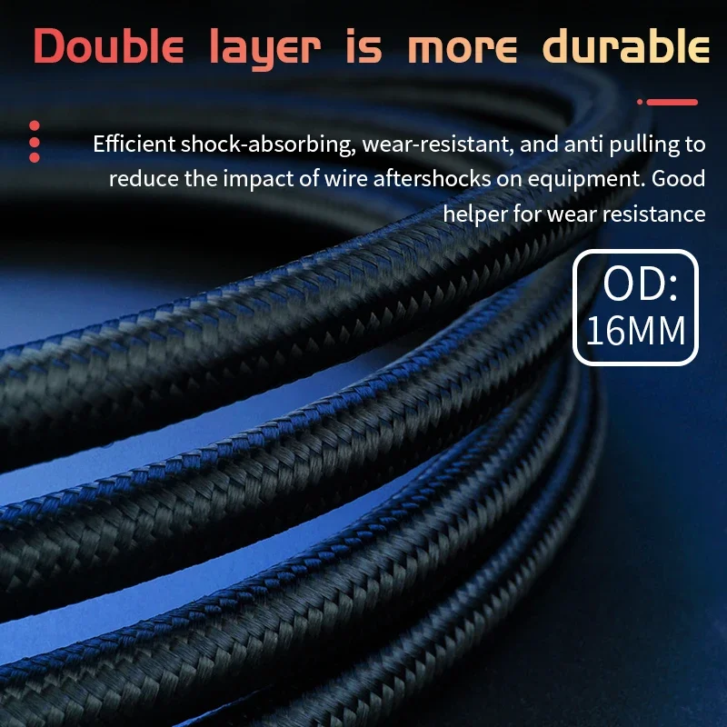 Cable de altavoz HiFi chapado en plata conector Banana 6N Cable de altavoz de cobre amplificador de potencia máquinas de vesícula biliar Cable de conexión - imagen 4