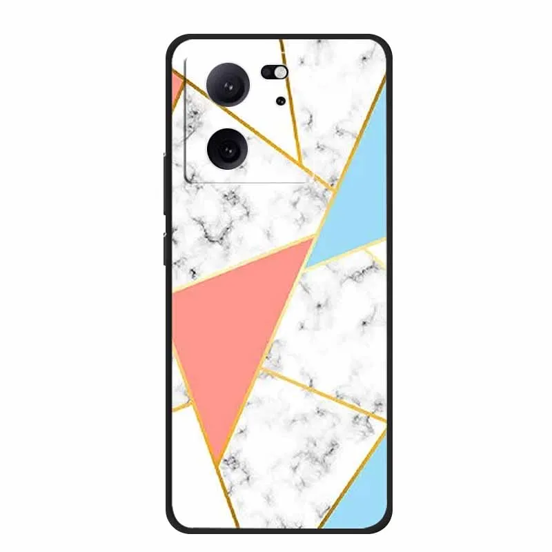 Para Xiaomi 13T Pro 5G funda Mi 13TPro 23078PND5G cubierta de teléfono de silicona suave pintada de mármol en Xiaomi 13 T Pro TPU a prueba de golpes Coque - imagen 3