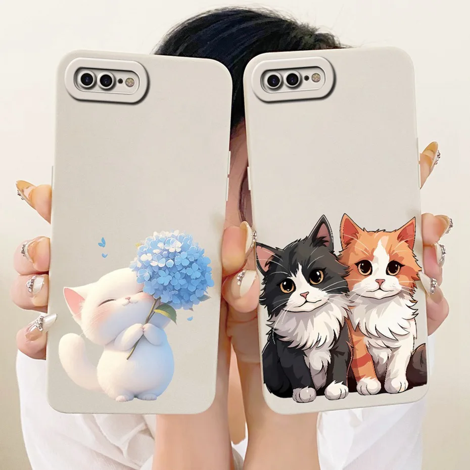 Nueva funda de teléfono de moda para iPhone 7 8 Plus SE 2020 2022 iPhone7 iPhone8 7Plus 8Plus fundas de silicona suave a prueba de golpes parachoques - imagen 2