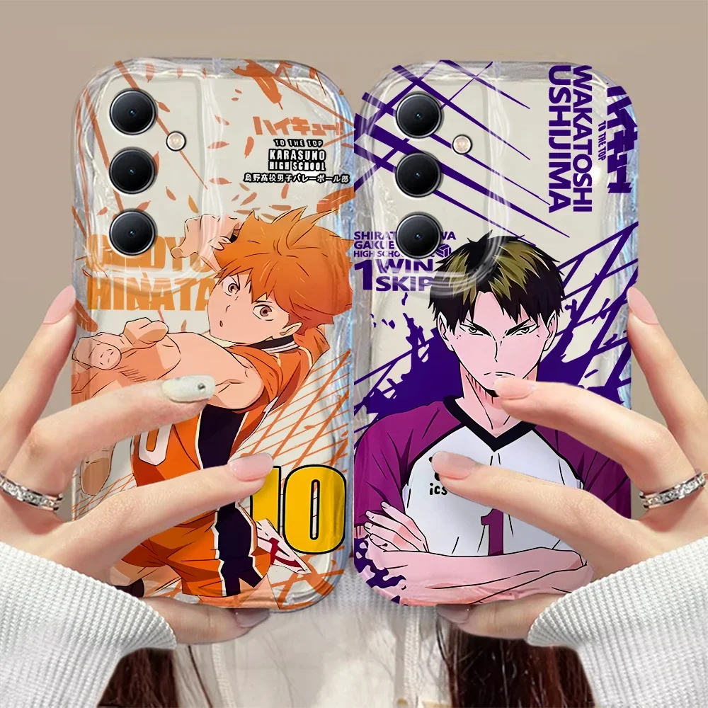 Haikyuu-funda de silicona suave para móvil, carcasa de Anime 3D Wave para Xiaomi Mi 14, 12, 12T, 11 Lite, Poco M6, X6, X5, X4, F4, X3, M3 Pro, 4G, 5G - imagen 3