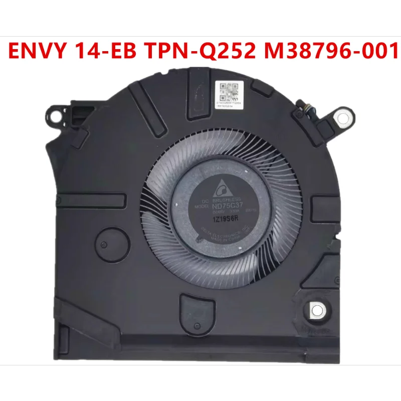 Nuevo ventilador de refrigeración original para CPU de ordenador portátil GPU para HP ENVY 14-EB TPN-Q252 M38796-001