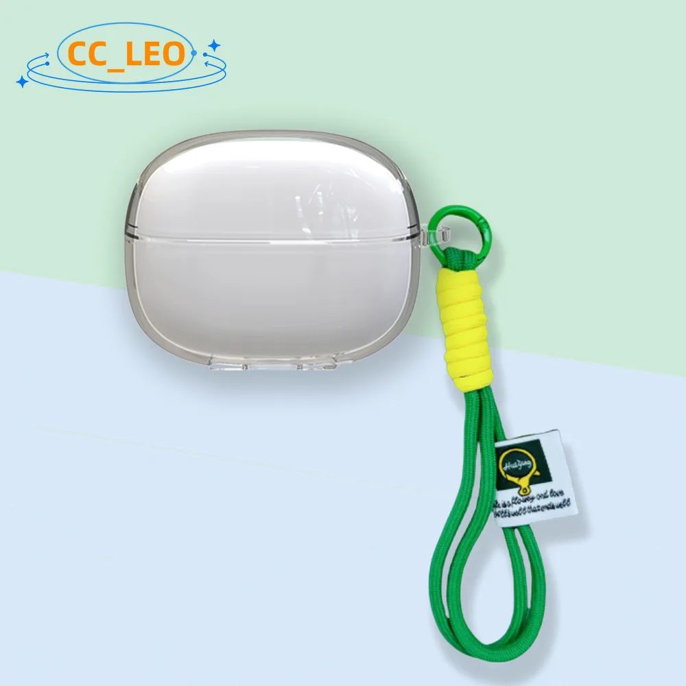 Para RedMi Buds6 Pro funda transparente suave lindo cordón colgante RedMi Buds6 Pro cubierta protectora de carcasa a prueba de golpes - imagen 4