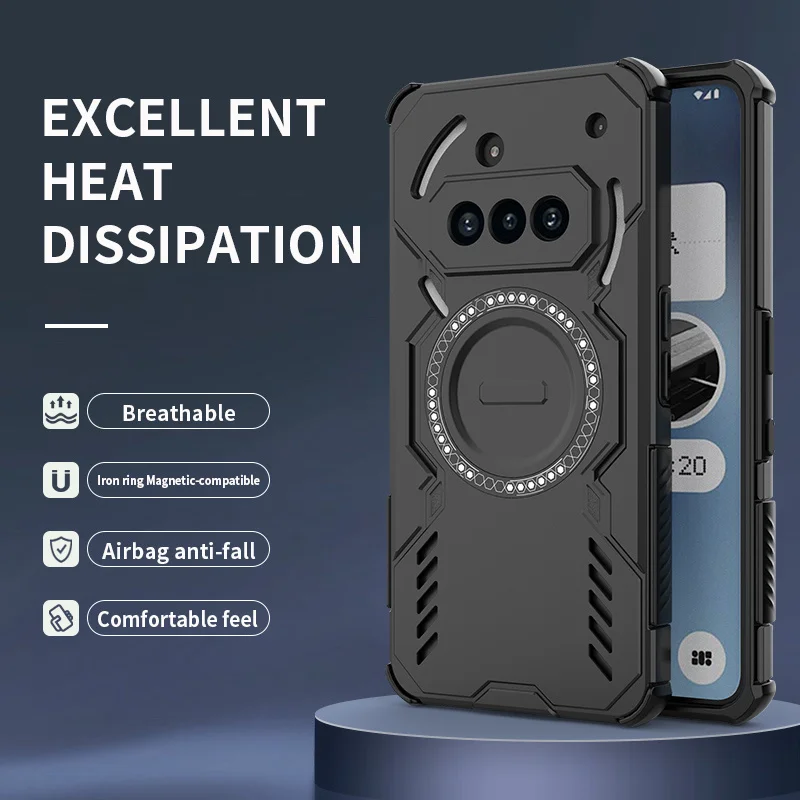 Funda protectora de lente con disipación de calor para nada teléfono 3a 3A Pro, carcasa de carga inalámbrica magnética, Fundas Coque - imagen 2