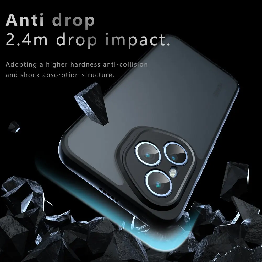 Para Honor 400 Pro Funda Honor 400 Pro Funda Coque duro transparente suave TPU borde a prueba de golpes parachoques trasero Honor 400 Pro - imagen 4