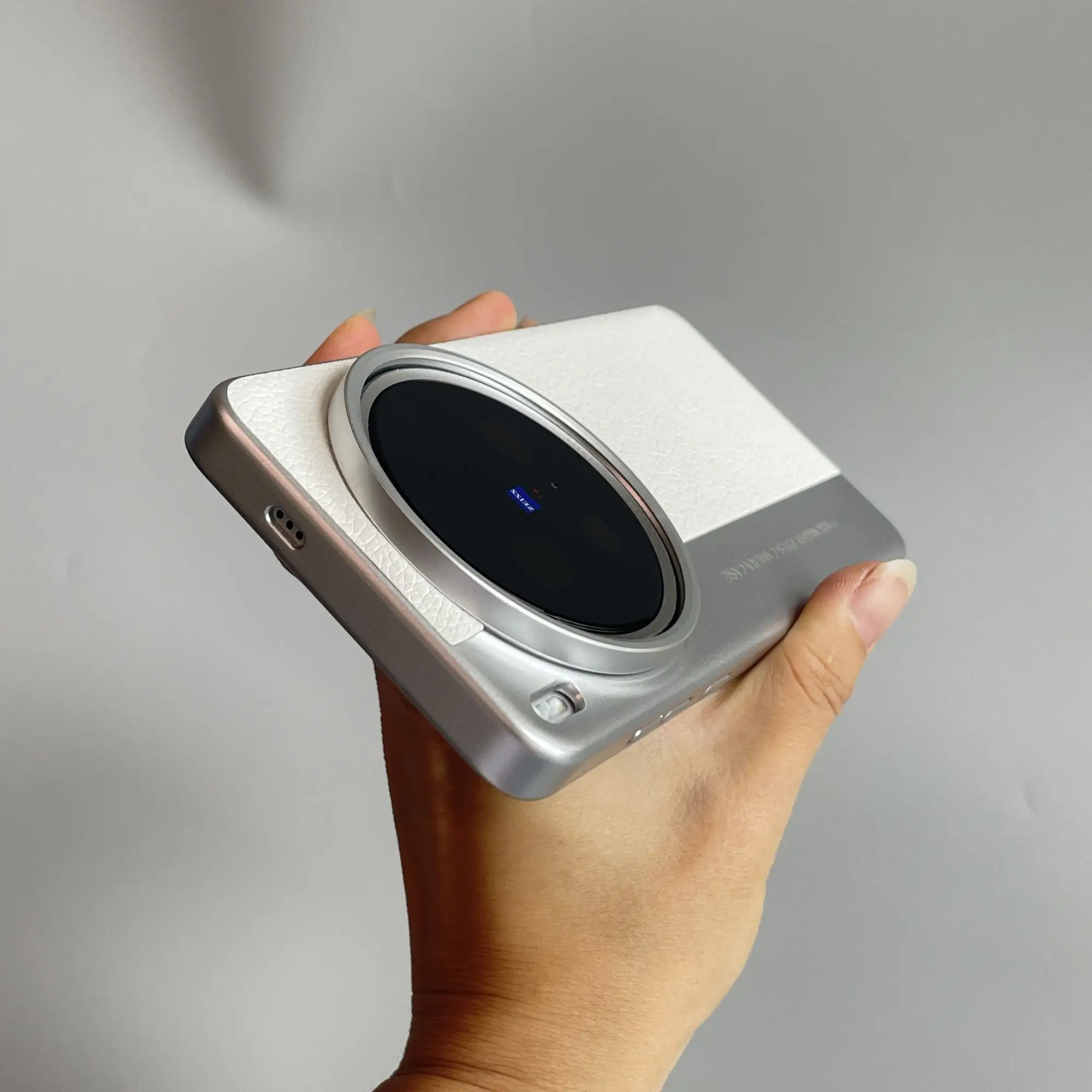 Para VIVO X300 Pro x300 funda minimalista patrón de lichi cuero galvanizado estilo cámara cubierta para Vivo X 300 parachoques a prueba de golpes - imagen 3