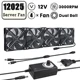4 Fan 12025Dual Ball
