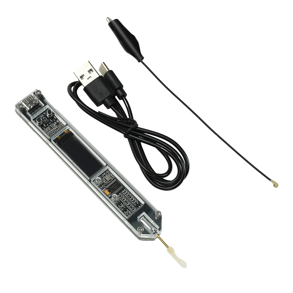 Contador de frecuencia DC 5V, probador de frecuencia de 200Hz ~ 100MHz, pantalla OLED de 0,91 pulgadas, herramienta de medición de frecuencia de alta precisión - imagen 4