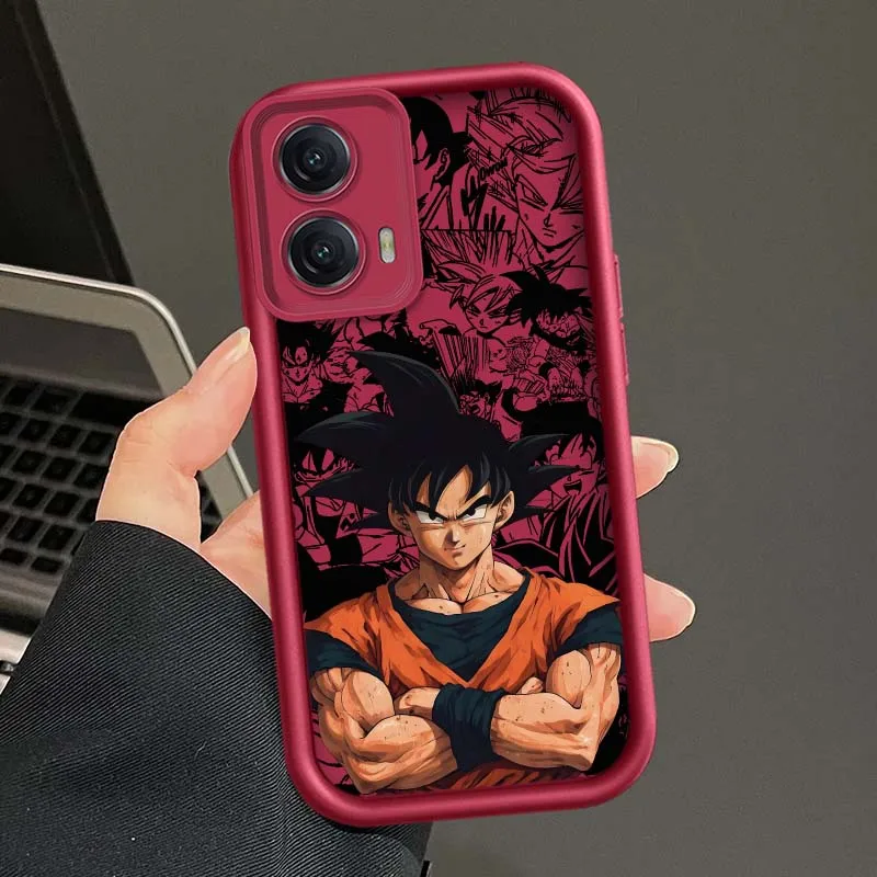 Funda de Anime d-dragon Ball Saiyan para Motorola MOTO Edge G85 G54 G35 G34 G32 G24 G13 E22 E14 G04 50 5G, funda de teléfono con escalera ocular - imagen 5