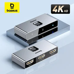 Baseus Conmutador HDMI 4K 60Hz Bidireccional Audio HDR para PS4 TV Box