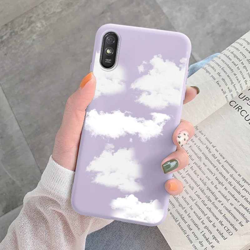 Funda protectora trasera para teléfono Xiaomi Redmi 9AT 9A 9at, carcasa de silicona suave con dibujos animados de gato y Rana - imagen 4