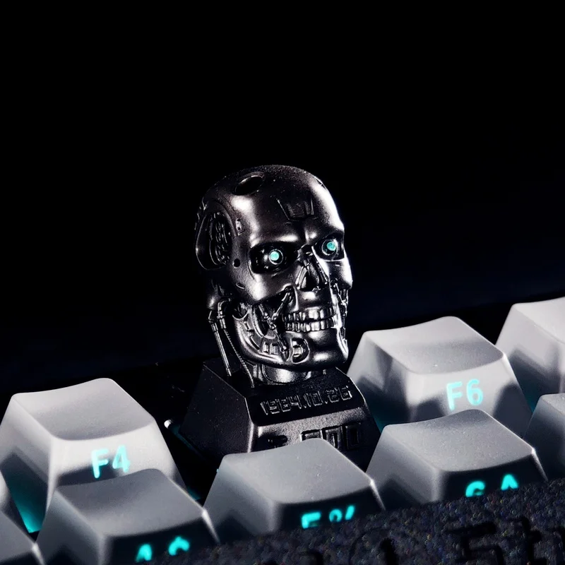 El Terminator temático keycap película periférica personalizada keycap T800 arte creativo regalo periférico translúcido mecánico keyca - imagen 4