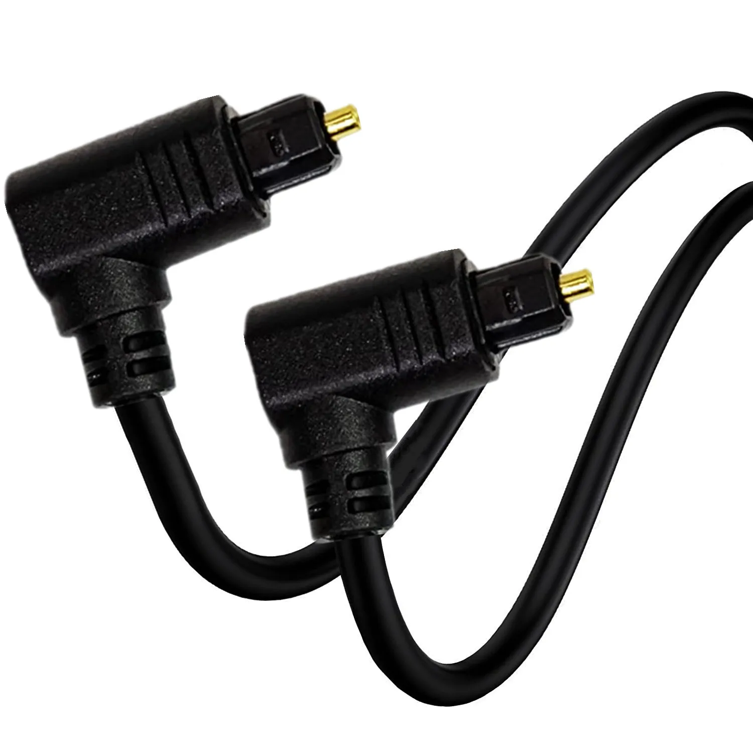 Cable Óptico TOSLINK 90° Doble Curva – Conexión Audio Digital - imagen 5