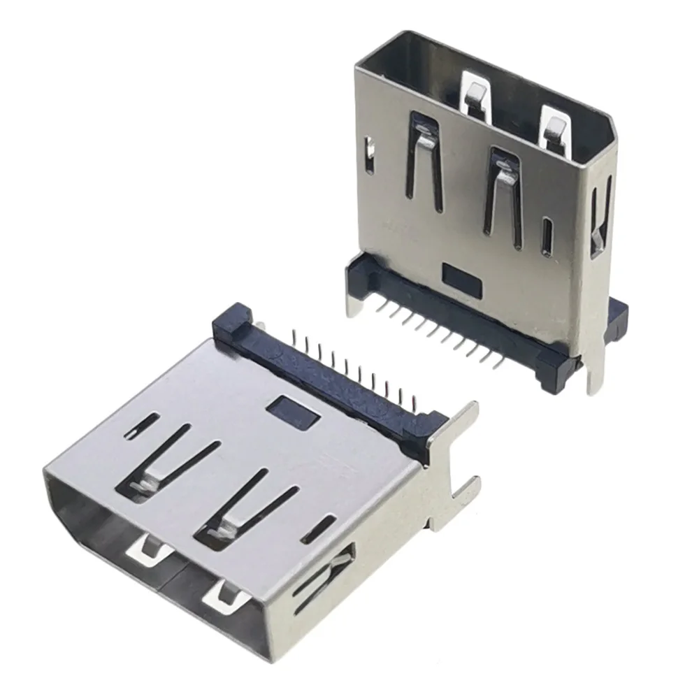 5 uds 6010052087 interfaz Vertical DisplayPort de 20 pines conector HDMI hembra Base DP-20P Monitor interfaz HD enchufe puerto incorporado