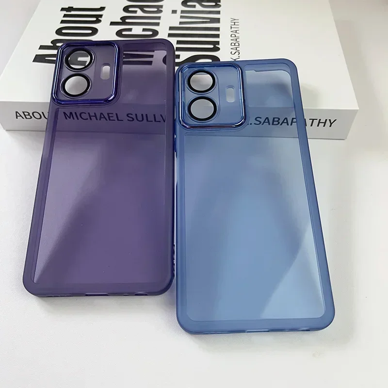 Película protectora de lujo para VIVO Y77, Y77E, T1, 5G, 360, cámara completa, funda trasera de teléfono, VIVOY77, carcasa suave y transparente a prueba de golpes - imagen 4