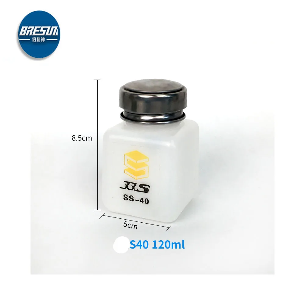 Botella de Alcohol y agua para tabla de lavar, previene la presión, limpieza de soldadura volátil, flujo líquido, distribuidor de aceite y Alcohol, botella de mano de plástico - imagen 2