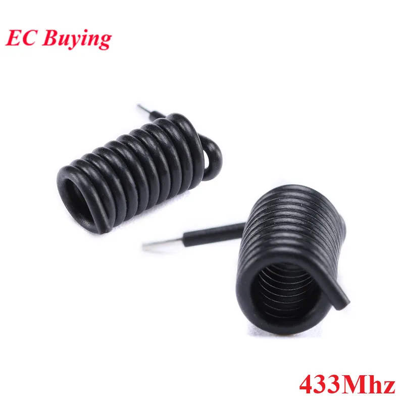 50 uds/5 uds 315Mhz 433Mhz antena de resorte receptor transmisor RF inalámbrico de larga distancia para Control remoto Wifi espiral de goma - imagen 3