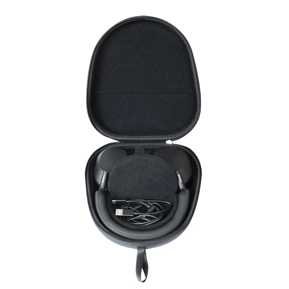 Estuche de transporte de EVA duro para auriculares Sony WH-1000XM5, bolsa de almacenamiento para auriculares portátil, estuche protector de viaje antiarañazos - imagen 4