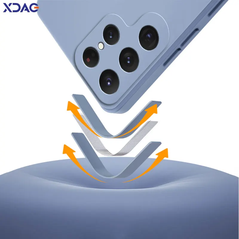 Fundas cuadradas originales de silicona líquida para Samsung Galaxy S 24 S24 Plus Ultra 5G, protección Global para cámara, bolsas para teléfono, armadura - imagen 3