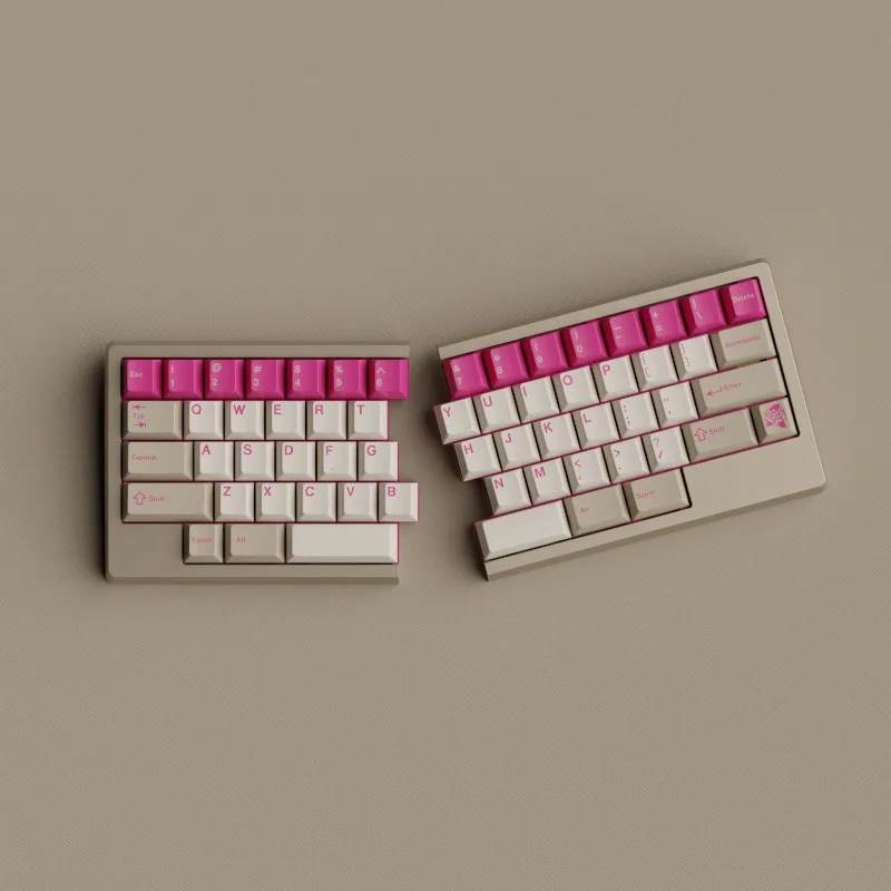 Juego de teclas con tema de lirios del valle, tapas de teclado con perfil de cereza ABS personalizadas para accesorios de teclado mecánico para juegos - imagen 3