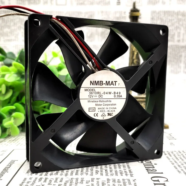 Ventilador de 12V para NMB 3610RL-04W-B49 9025 0,35a 9CM, ventilador de refrigeración de caja de CPU de ordenador, 92mm, 90mm - imagen 2