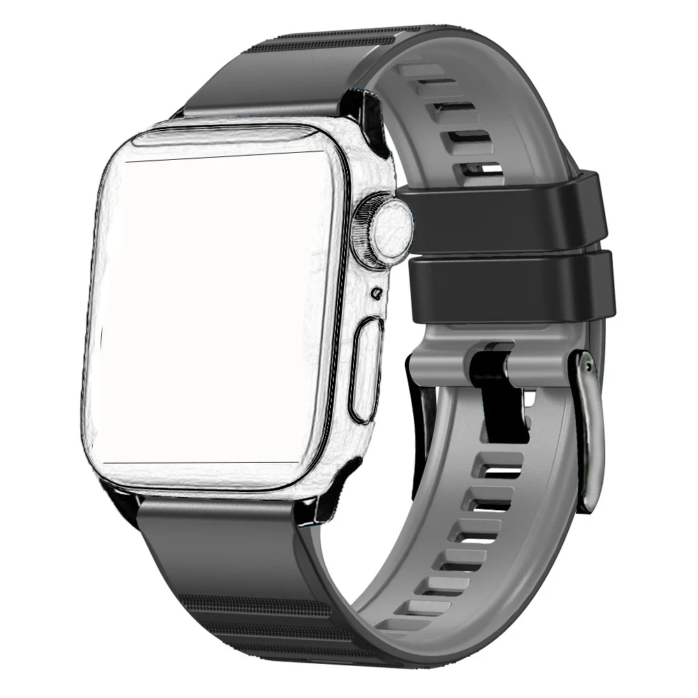 Correa de silicona transpirable para Apple Watch Ultra 2, pulsera de 49mm para Apple Watch Series 11 10 9 8 7 SE 6 5 4 46mm 45mm 44mm 42mm - imagen 5