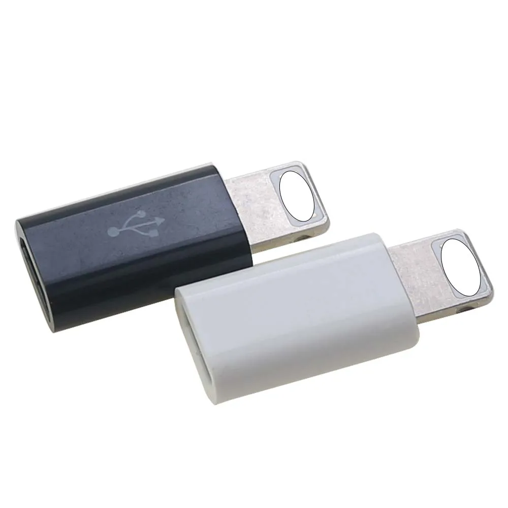 Mini OTG Micro Usb a adaptador Lightning para IPhone 12 11 Pro XS Max XR X 10 8 7 Plus Microusb macho a Ios conector hembra de 8 pines - imagen 5