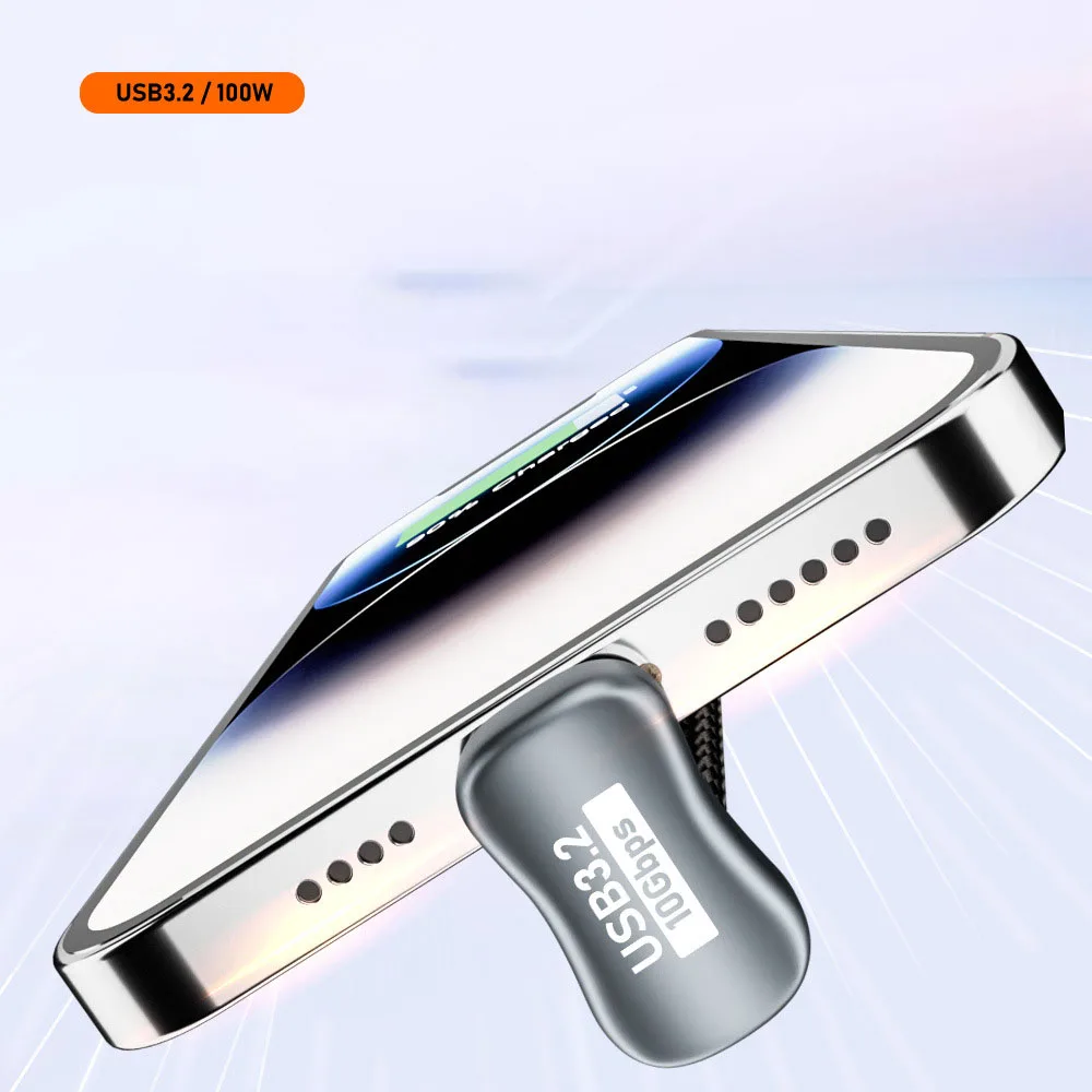 Cable USB tipo C en forma de U, 5A, PD, 100W, usb3.2, gen2, tipo C, carga rápida, Compatible con Samsung, MacBook, dispositivos de USB-C, 4k @ 60Hz, 10gbps - imagen 2