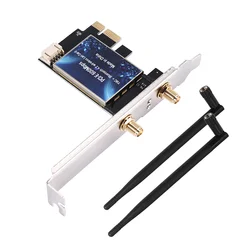 Tarjeta Wifi EDUP PCI-E de 600Mbps, adaptador Bluetooth 4,2, tarjeta de red inalámbrica de doble banda de 2,4 Ghz/5Ghz con antenas para PC de escritorio