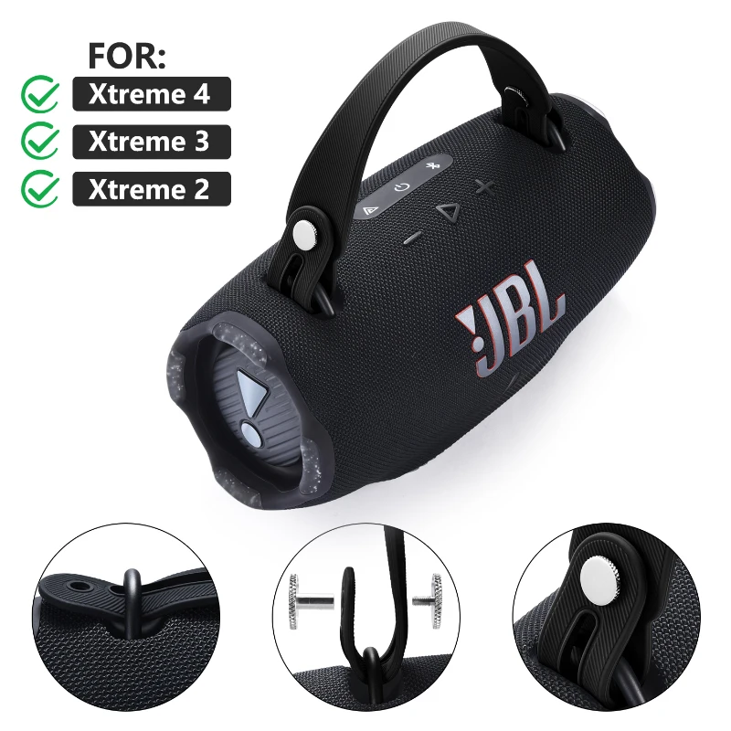 ZOPRORE-Correa de silicona con 2 pares de tornillos para JBL Xtreme 4/3/2, accesorios portátiles para Altavoz Bluetooth - imagen 3