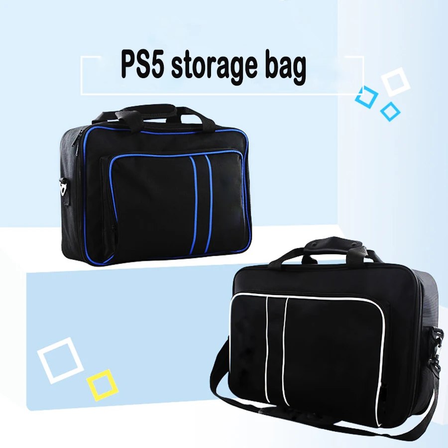 Bolsa de almacenamiento de mano para PS5, Estuche de transporte de viaje para PS 5, bolso de almacenamiento grande de hombro protector, bolso de lona