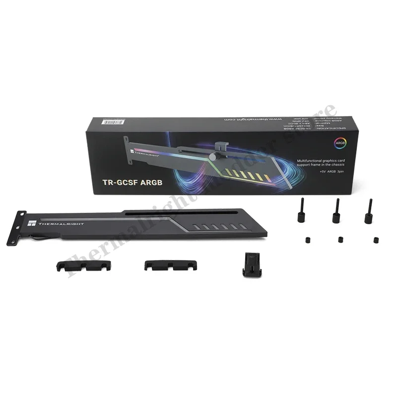 Soporte para tarjetas gráficas Thermalright, soporte para gráficos de ordenador, soporte VGA para compañero, caja de ordenador ajustable en altura TR-GCSF ARGB - imagen 5