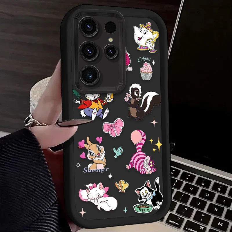 Funda Animal Disney Mary Cat para Samsung Galaxy S24 S23 S25 Ultra S22 S21 Plus FE A56 A36 A26 A16 A06 A15 A25 A35 A55 5G - imagen 4