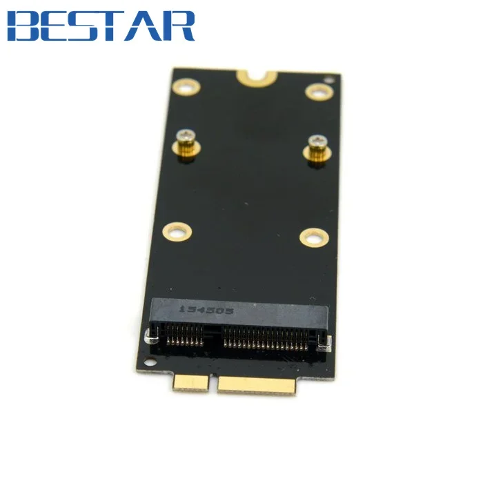 Tarjeta adaptadora de conector convertidor MSATA SSD a 17 + 7 pines para Macbook Pro Retina IMac A1425 A1398 MC975 MC976 ME662 ME664 2012 - imagen 4