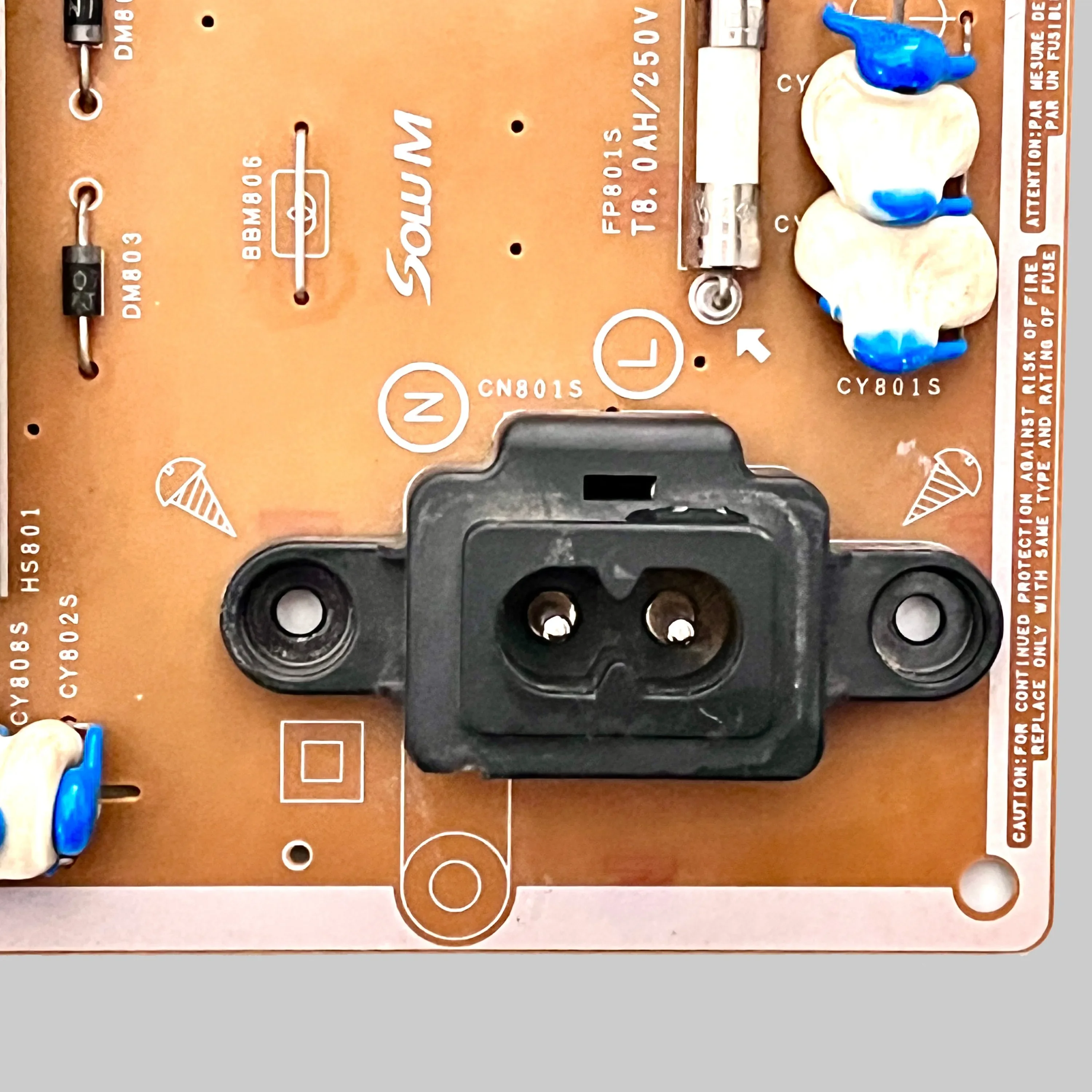 BN44-00808D = BN44-00808A = BN44-00808B La placa de alimentación es para TV UE65MU6100U UE65MU6100K UE65KU7000U UE65KU6300U UE65KU6100W - imagen 4
