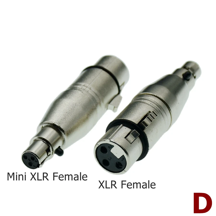 XLR-Mini adaptador de Audio para micrófono estéreo, conector convertidor macho y hembra de 3 pines a 3,5mm, 1/8 pulgadas, TRS - imagen 5