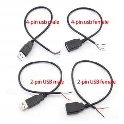 Cable USB 2.0 de 4 pines para alimentación de 5 V
